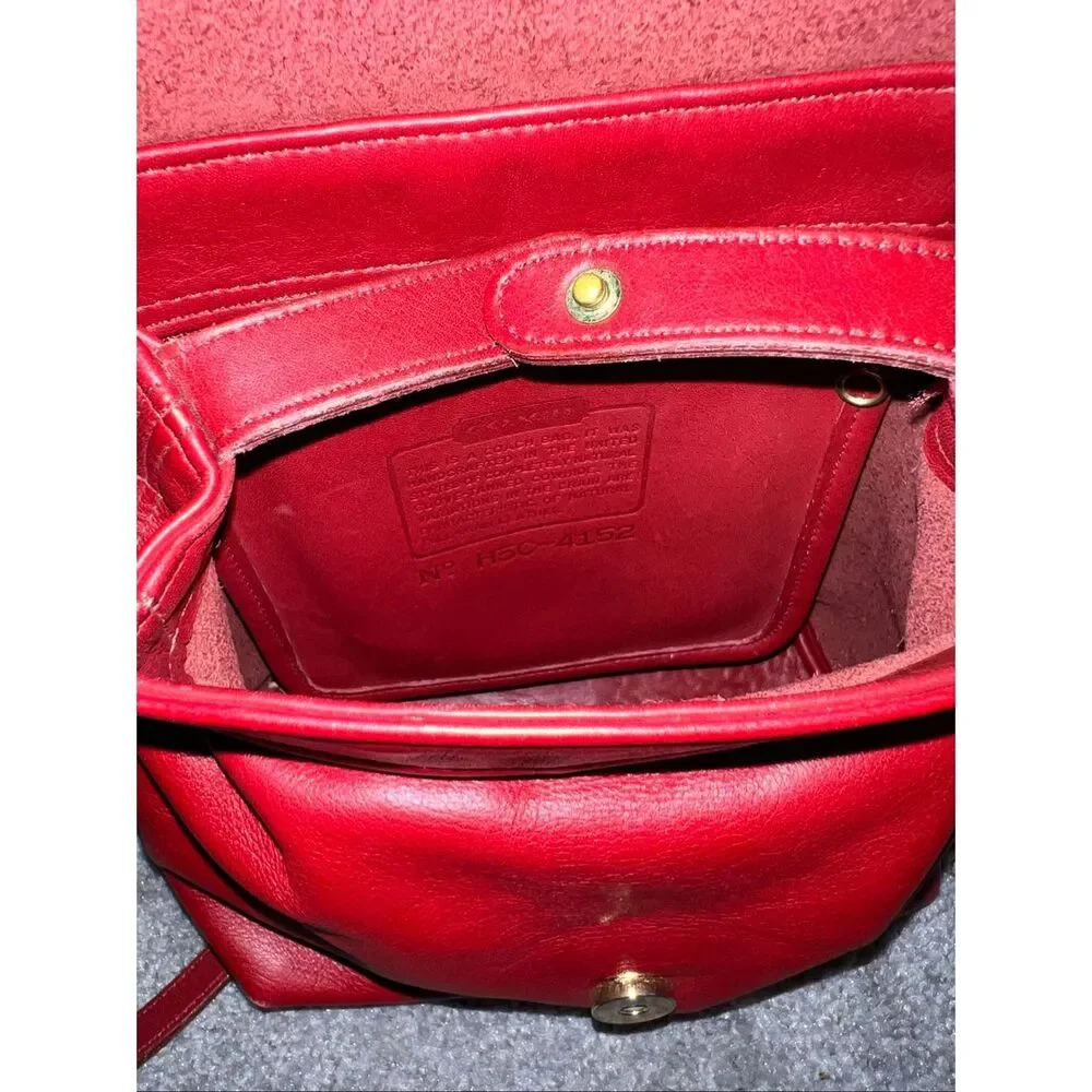 COACH RED Vintage Bantam Soho Daypack 4152 Mini Backpack - Picture 6 of 12